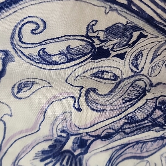 Chico's Paisley Pull on Capri Pants sz 3(XL) - Picture 4 of 9